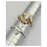 2 Cz Rings Sz 5 & 6