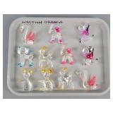 11x The Bid Vintage Lucite Animal Figures
