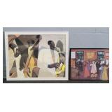 Lot Of 2 Joseph Holston Jazz Takoma Station Print