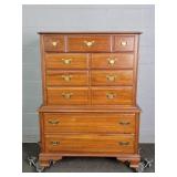 Drew Mid Century Walnut 6 Drawer Chest