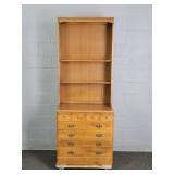 Ethan Allen Vintage Solid Wood 3 Drawer Cabinet