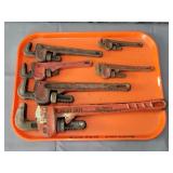 Lot Of Assorted Pipe Wrenches