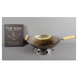 Lot Joyce Chen Seasoned Wok & Wok Cookbook