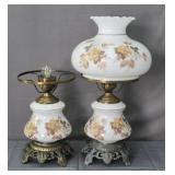 2x The Bid Vintage 3 Way Lighted  Style Table Lamp