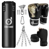 ODOLAND BOXING SET AND GEAR - SANDBAGE GLOVES AND