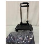 FOLDING SHOPPING BAG HOLDER WITH WHEELS 13 x21IN