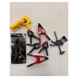 LOT ASSORTED CLAMPS