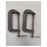 (2) C CLAMPS