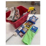 LOT ASSORTED CLEANING PRODUCTS