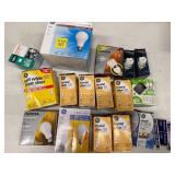 LOT ASSORTED LIGHTBULBS