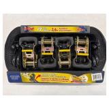 STRAPX 12 FOOT TIE DOWNS 4 PACK