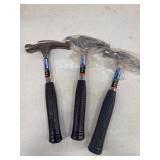 (3) MASTERCRAFT 16 OZ RIP HAMMERS