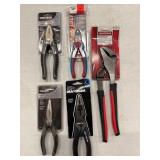 LOT ASSORTED PLIERS