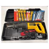 DEWALT RECIPROCATING SAW WITH NEW BLADES