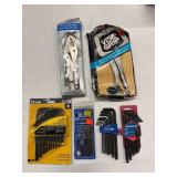 LOT ASSORTED ALLEN KEYS, PLIERS
