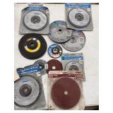 LOT ASSORTED GRINDING DISCS