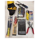 ASSORTED TOOLS - PRECISION SCREWDRIVERS, FILE SET