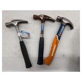 LOT ASSORTED HAMMERS