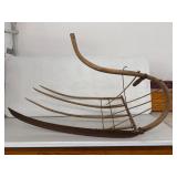 ANTIQUE GRAIN CRADLE SCYTHE