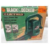 BLACK & DECKER 12A VAC N MULCH