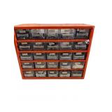 BIN WITH ASSORTED SCREWS