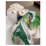LOT ASSORTED PAPER TOWEL ROLLS