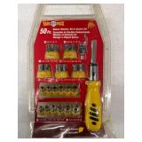 TASK PACK 50-PIECE DELUXE RATCHET BIT & SOCKET SET