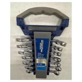 MASTERCRAFT STUBBY COMBO WRENCH SET (7) METRIC