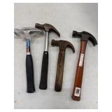 LOT ASSORTED HAMMERS