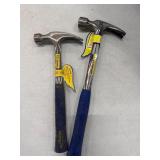 (2) ESTWING ASSORTED HAMMERS