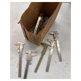 BOX OF ASSORTED CALIPERS