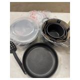 LOT ASSORTED TFAL POTS