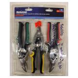 MASTERCRAFT 3 PIECE AVIATION TIN SNIP SET
