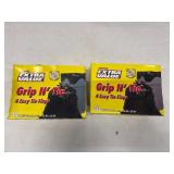 GRIP N TIE GARBAGE BAGS APPROX 80