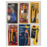 LOT ASSORTED UTILITY KNIVES
