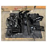ATTACHMENTS - BUCKET, (2) AUGERS