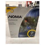 NOMA 9 FOOT OUTDOOR LIGHTED GARLAND