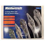 MASTERCRAFT 5 PIECE LOCKING PLIERS SET