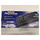 MASTERCRAFT MAXIMUM IMPACT SOCKET SET 1/2 DRIVE