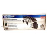 MASTERCRAFT SCREWDRIVER SET, 20-PC