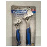 MASTERCRAFT 3 PIECE ADJUSTABLE WRENCH SET