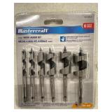 MASTERCRAFT 6 PIECE STUBBY WOOD AUGER BIT