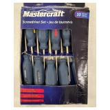 MASTERCRAFT 10 PIECE SCREWDRIVER SET