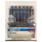 MASTERCRAFT 44 PIECE SCREWDRIVER SET