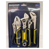 MASTERCRAFT PLIERS AND WRENCH SET