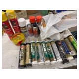 LOT ASSORTED SILICONE, GREASE CANISTERS