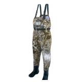 WOODS CAMOUFLAGE CHEST WADERS BOOT SIZE 10