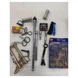 LOT ASSORTED ITEMS- EXTENSIONS, ACCESSORY KIT