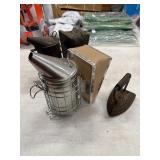 LOT SMOKER, VINTAGE SMOKER, IRON