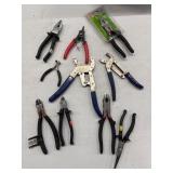 LOT ASSORTED PLIERS